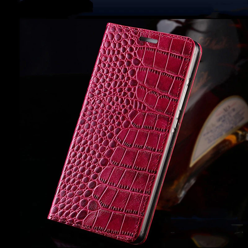 Флип калъф за телефон от естествена кожа За Xiaomi Redmi note 9s 9 PRO 4X Note 8 Т 7 с текстура на крокодил, калъф За Xiaomi mi 9 T MI 8 f2